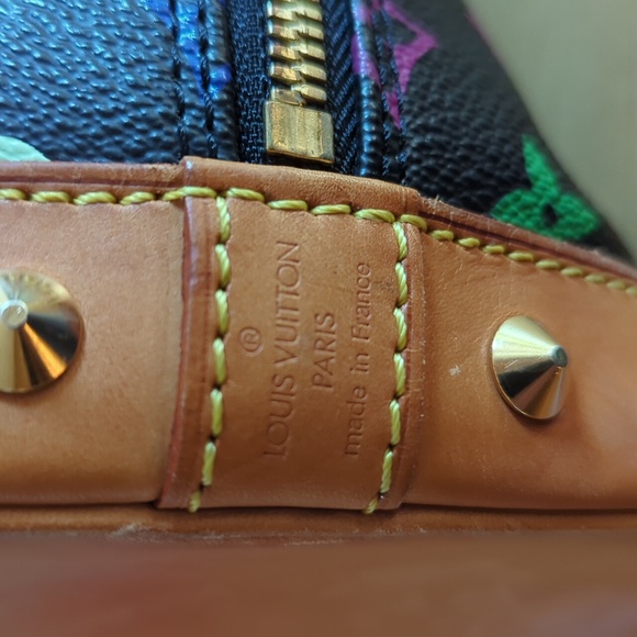 Authentic Louis Vuitton Takashi Murakami Multicolor Alma PM. Made in France. - Picture 11 of 14